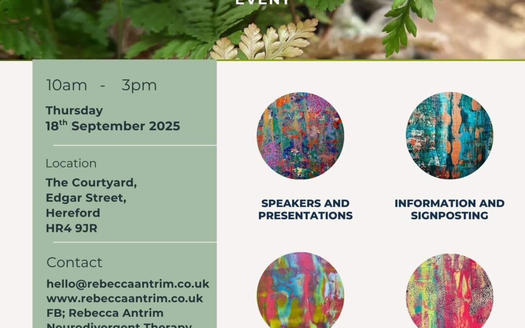 Adult Autism/ADHD/AuDHD Event Hereford Rebecca Antrim